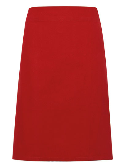 Premier Workwear Calibre Heavy Cotton Canvas Waist Apron Red