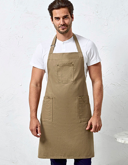 Premier Workwear Cotton Chino Bib Apron