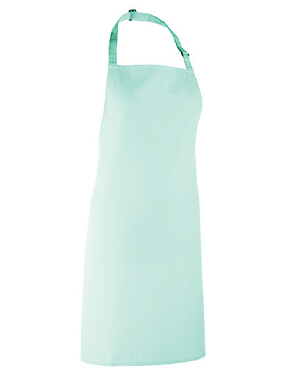 Premier Workwear Colours Collection Bib Apron Aqua (ca. Pantone 344C)