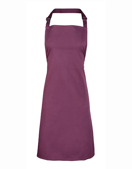 Premier Workwear Colours Collection Bib Apron Aubergine (ca. Pantone 5115C)