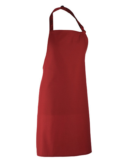 Premier Workwear Colours Collection Bib Apron Burgundy (ca. Pantone 216C)