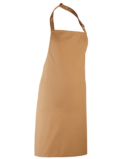 Premier Workwear Colours Collection Bib Apron Camel (ca. Pantone 132C)