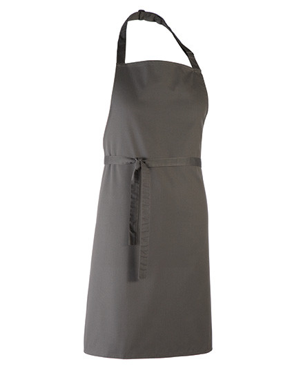 Premier Workwear Colours Collection Bib Apron Dark Grey (ca. Pantone 431C)