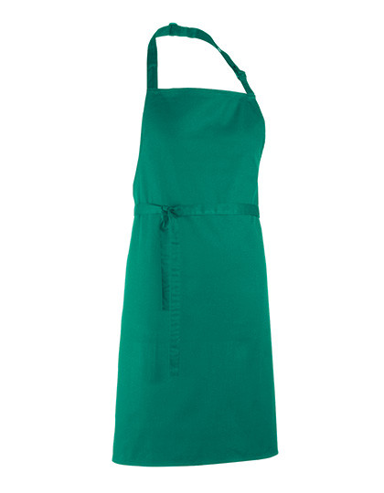 Premier Workwear Colours Collection Bib Apron Emerald (ca. Pantone 341C)