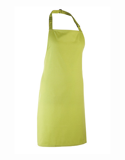 Premier Workwear Colours Collection Bib Apron Lime (ca. Pantone 382C)