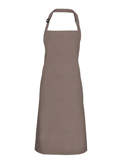 Premier Workwear Colours Collection Bib Apron Mushroom (ca. Pantone 410C)