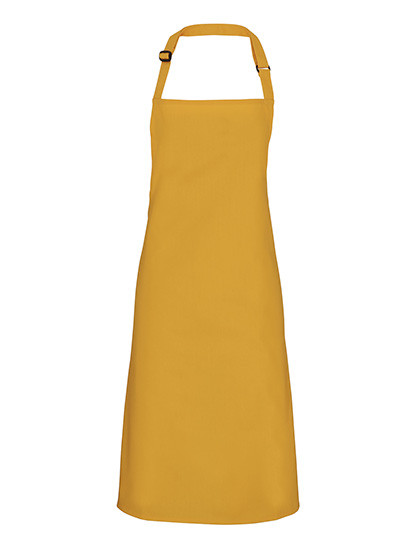 Premier Workwear Colours Collection Bib Apron Mustard (ca. Pantone 7405C)