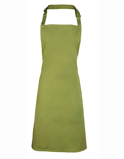 Premier Workwear Colours Collection Bib Apron Oasis Green (ca. Pantone 371C)