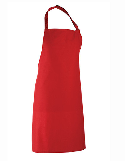 Premier Workwear Colours Collection Bib Apron Red (ca. Pantone 200C)