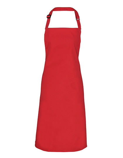 Premier Workwear Colours Collection Bib Apron Salsa (ca. Pantone 187C)