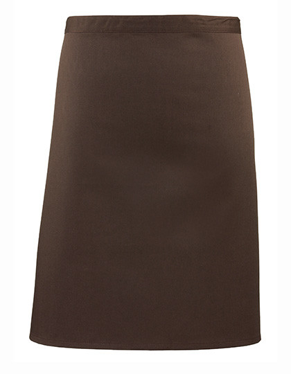 Premier Workwear Colours Collection Mid Length Apron Brown (ca. Pantone 476C)