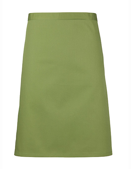 Premier Workwear Colours Collection Mid Length Apron Oasis Green (ca. Pantone 371C)