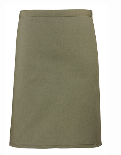 Premier Workwear Colours Collection Mid Length Apron Olive (ca. Pantone 378C)