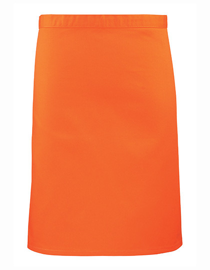 Premier Workwear Colours Collection Mid Length Apron Orange (ca. Pantone 1655C)