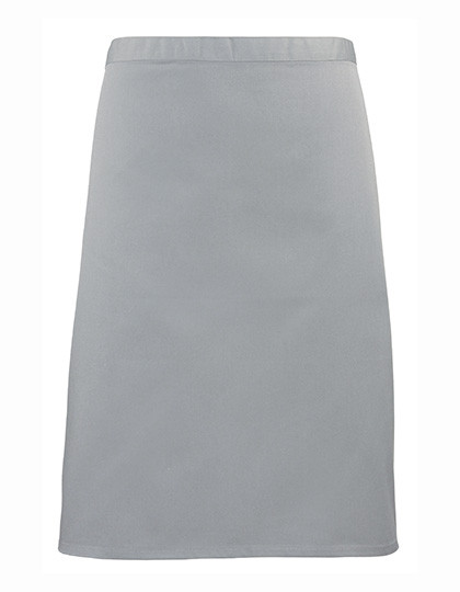 Premier Workwear Colours Collection Mid Length Apron Silver (ca. Pantone 428C)