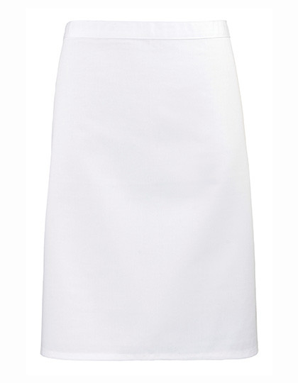Premier Workwear Colours Collection Mid Length Apron White