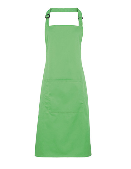 Premier Workwear Colours Collection Bib Apron With Pocket Apple (ca. Pantone 360C)