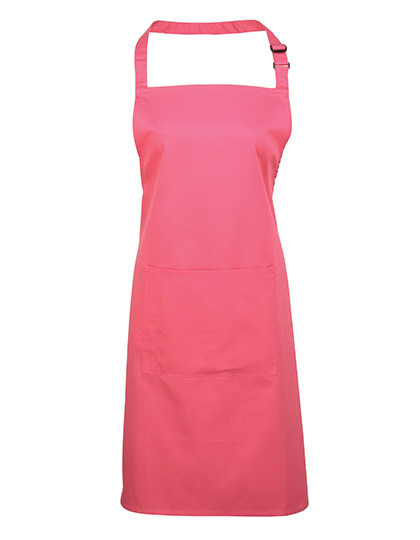 Premier Workwear Colours Collection Bib Apron With Pocket Fuchsia (ca. Pantone 219C)