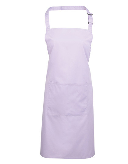 Premier Workwear Colours Collection Bib Apron With Pocket Lilac (ca. Pantone 264C)