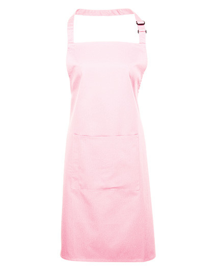 Premier Workwear Colours Collection Bib Apron With Pocket Pink (ca. Pantone 1895C)