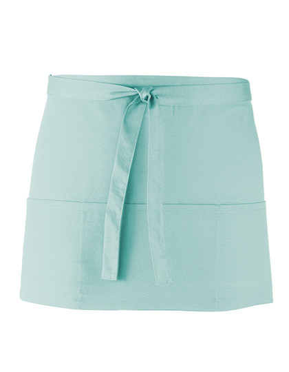 Premier Workwear Colours Collection 3-Pocket Apron Aqua (ca. Pantone 344C)