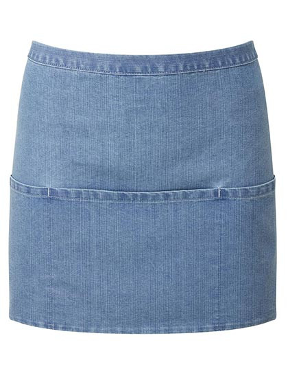 Premier Workwear Colours Collection 3-Pocket Apron Blue Denim (ca. Pantone 2166C)