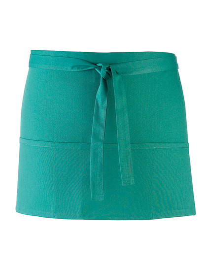 Premier Workwear Colours Collection 3-Pocket Apron Emerald (ca. Pantone 341C)