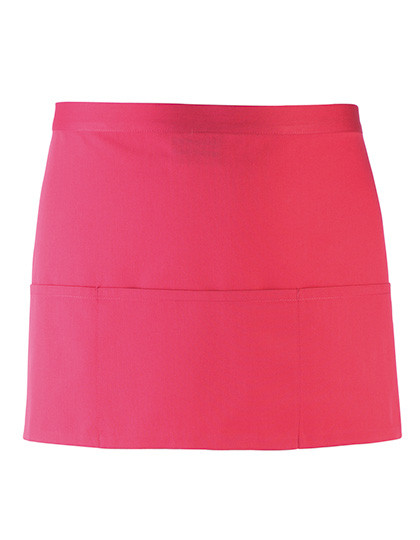 Premier Workwear Colours Collection 3-Pocket Apron Hot Pink (ca. Pantone 214C)