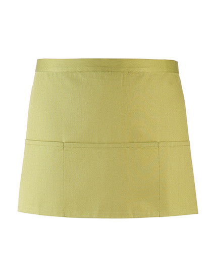 Premier Workwear Colours Collection 3-Pocket Apron Lime (ca. Pantone 382C)