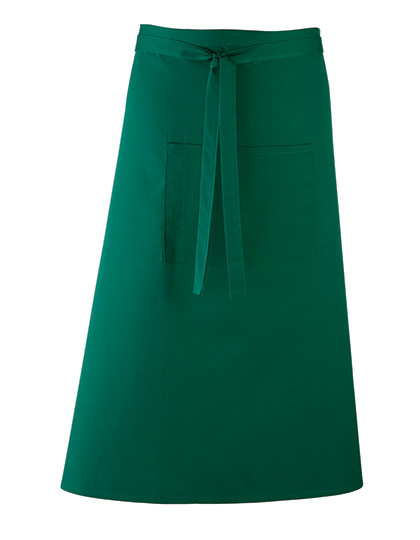 Premier Workwear Colours Collection Bar Apron Bottle Green (ca. Pantone 560C)