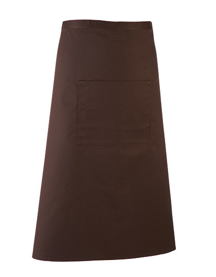 Premier Workwear Colours Collection Bar Apron Brown (ca. Pantone 476C)