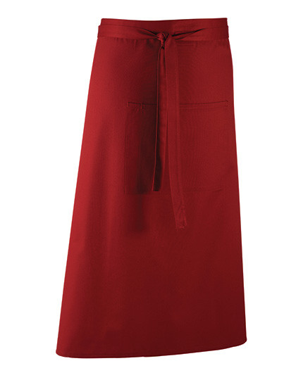 Premier Workwear Colours Collection Bar Apron Burgundy (ca. Pantone 216C)
