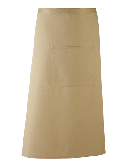 Premier Workwear Colours Collection Bar Apron Khaki (ca. Pantone 7503C)