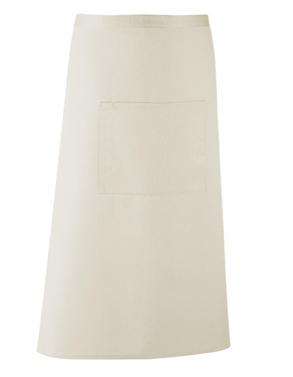 Premier Workwear Colours Collection Bar Apron Natural (ca. Pantone 1205C)