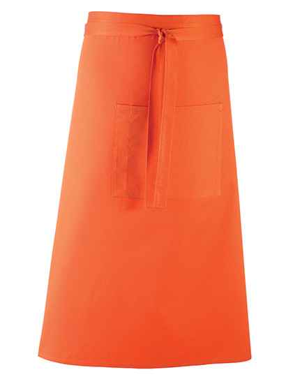Premier Workwear Colours Collection Bar Apron Orange (ca. Pantone 1655C)