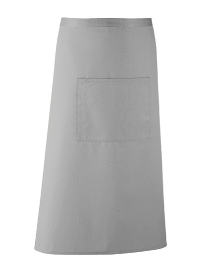 Premier Workwear Colours Collection Bar Apron Pale Grey (Silver) (ca. Pantone 428C)