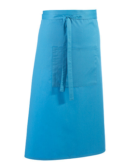 Premier Workwear Colours Collection Bar Apron Turquoise (ca. Pantone 312C)