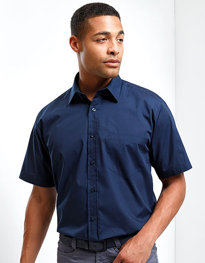 Premier Workwear Men´s Poplin Short Sleeve Shirt