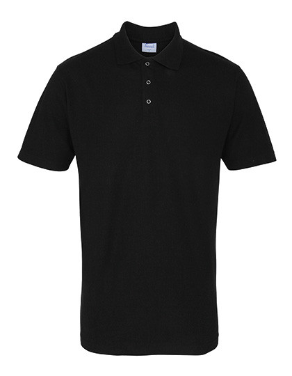 Premier Workwear Workwear Stud Polo Black (ca. Pantone Black C)