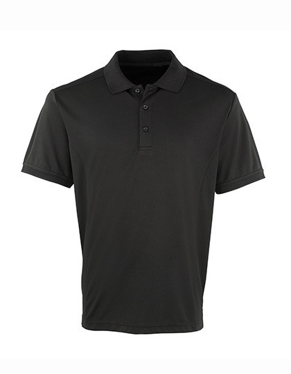 Premier Workwear Men´s Coolchecker® Piqué Polo Black (ca. Pantone Black C)