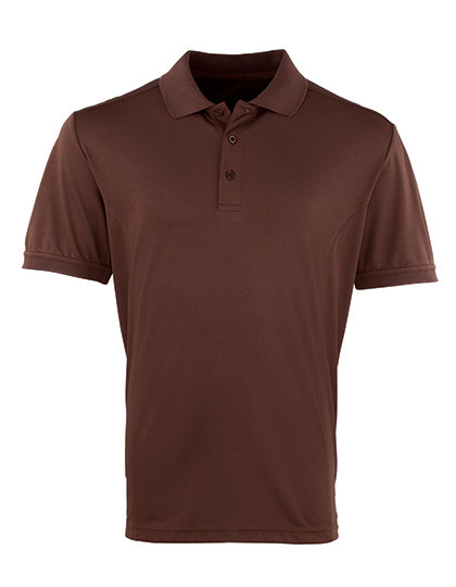 Premier Workwear Men´s Coolchecker® Piqué Polo Brown (ca. Pantone 476C)