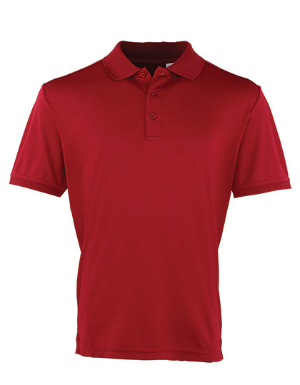Premier Workwear Men´s Coolchecker® Piqué Polo Burgundy (ca. Pantone 216C)