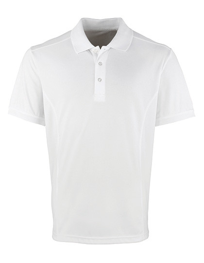 Premier Workwear Men´s Coolchecker® Piqué Polo White