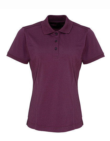 Premier Workwear Women´s Coolchecker® Piqué Polo Aubergine (ca. Pantone 5115C)