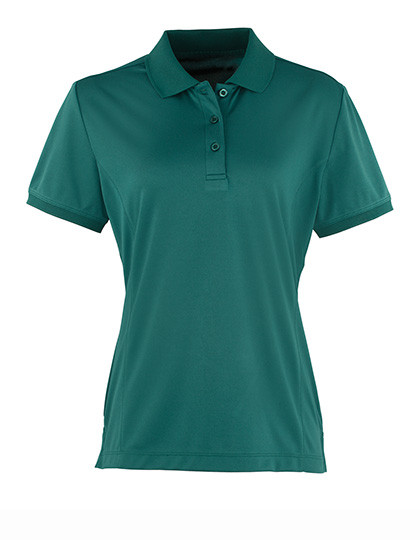 Premier Workwear Women´s Coolchecker® Piqué Polo Bottle Green (ca. Pantone 560C)