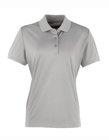 Premier Workwear Women´s Coolchecker® Piqué Polo Silver (ca. Pantone 428C)