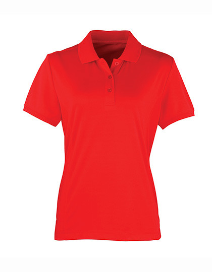 Premier Workwear Women´s Coolchecker® Piqué Polo Strawberry Red (ca. Pantone 186C)