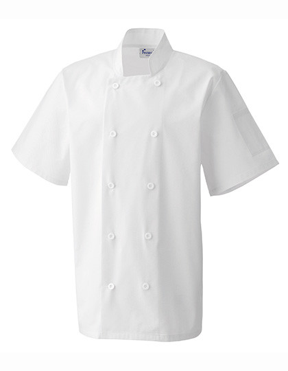 Premier Workwear Short Sleeve Chef´s Jacket White