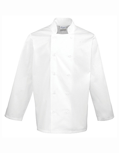 Premier Workwear Long Sleeve Chef´s Jacket White