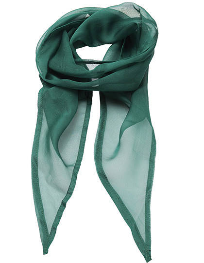 Premier Workwear Women´s Colours Collection Chiffon Scarf Bottle Green (ca. Pantone 560C)